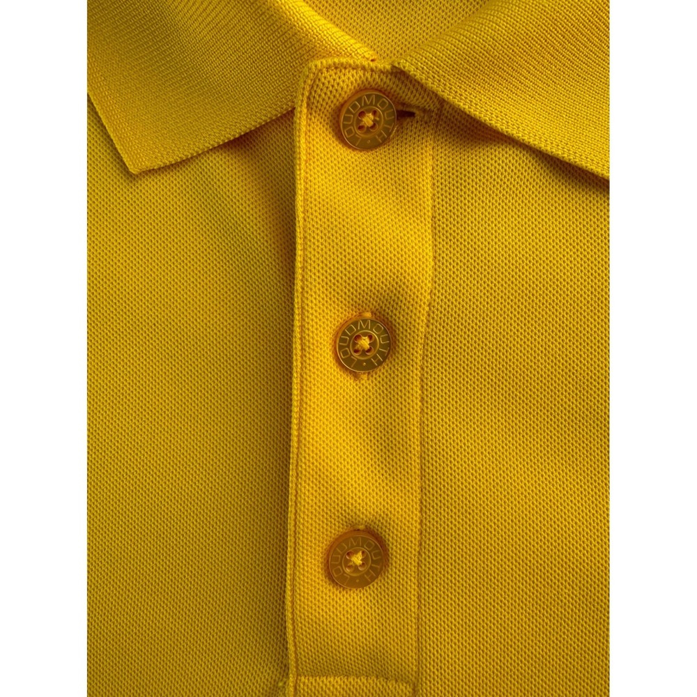 Loudmouth‎ Golf Polo Shirt Mens Yellow Short Sleeve Embroidered Logo Size L - Picture 5 of 16